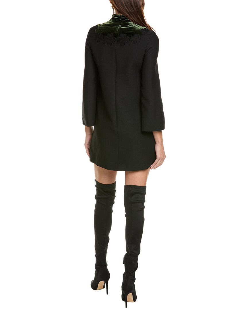 Valentino Wool & Silk-Blend Shift Dress