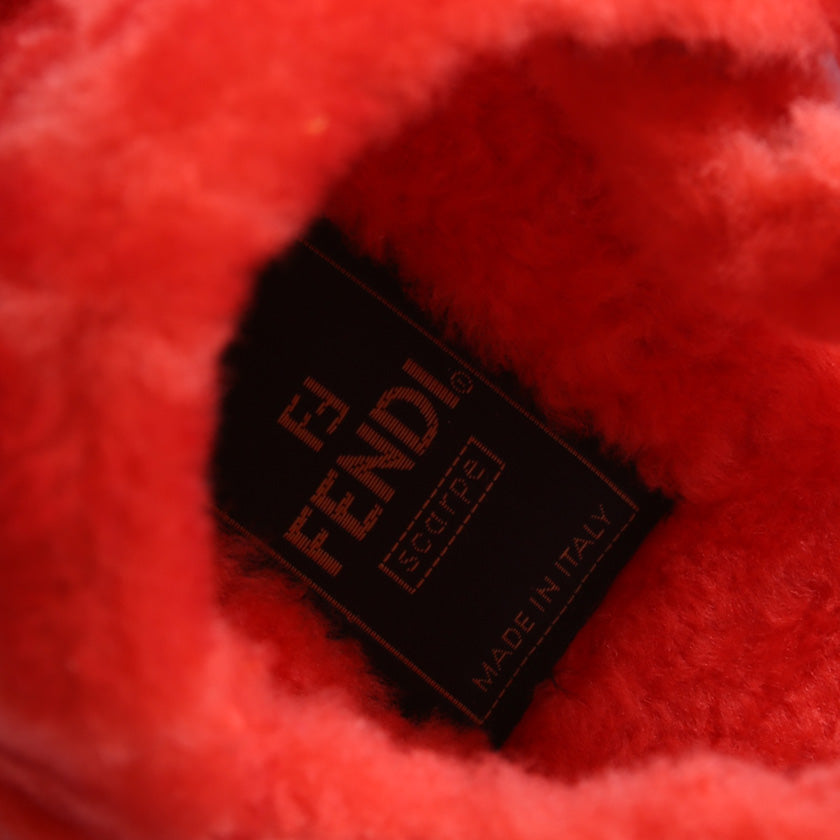 Fendi Feel Shearling Sandals Size 37