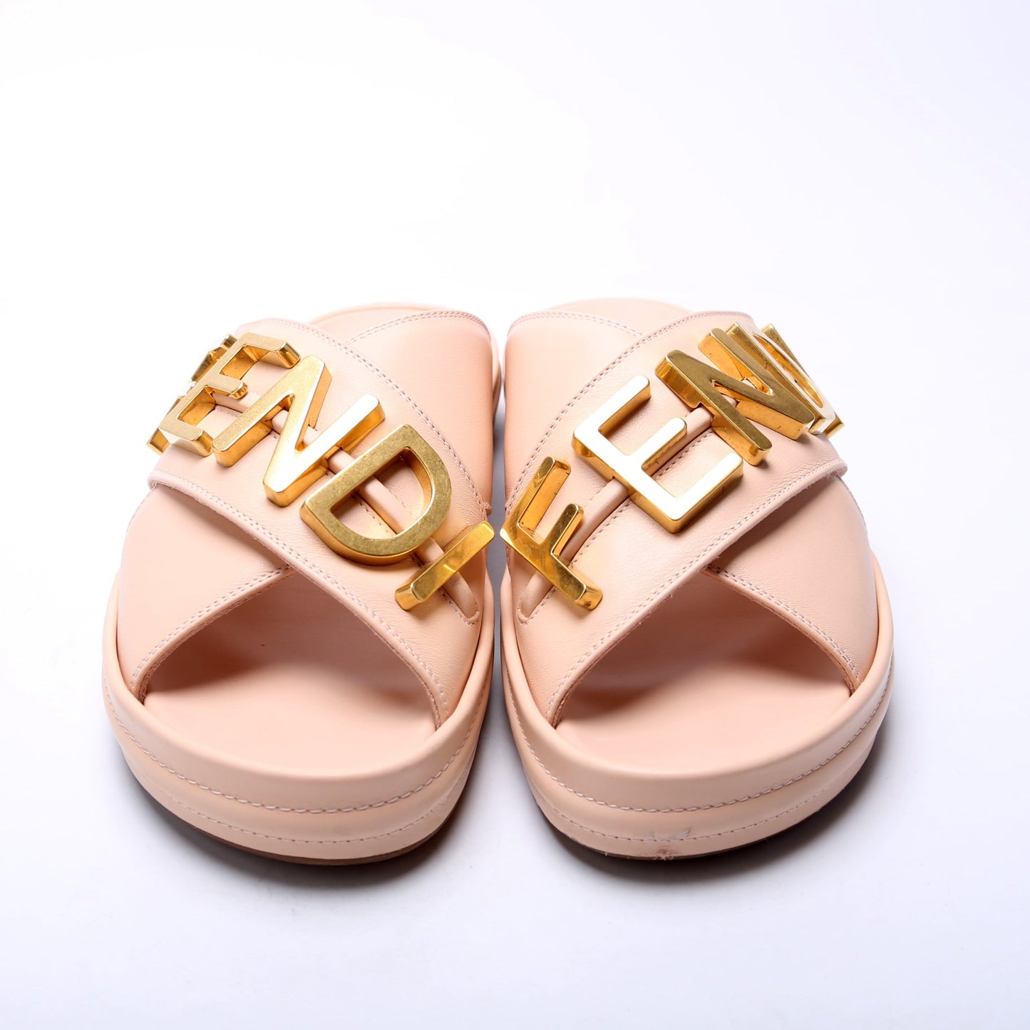 Fendigraphy Leather Sandal Size 39