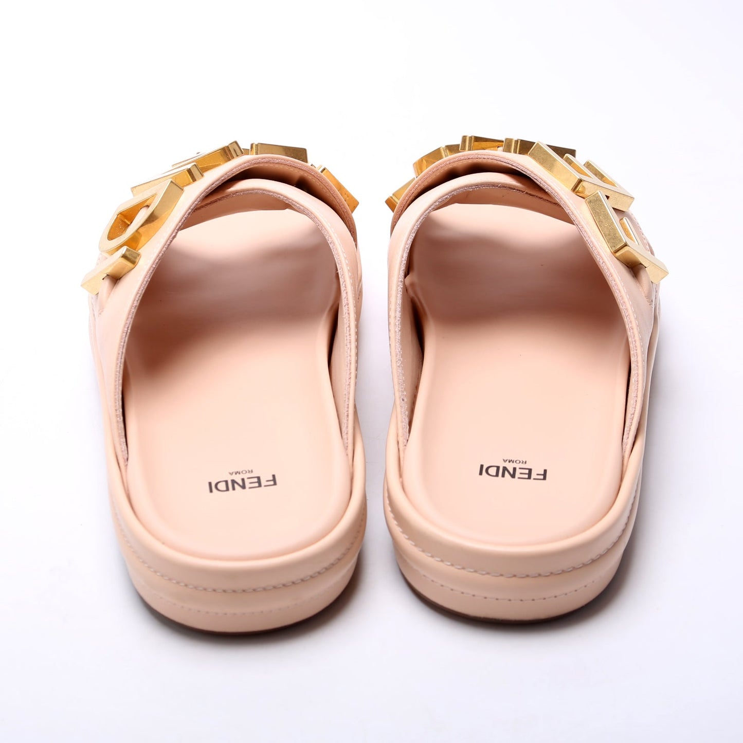 Fendigraphy Leather Sandal Size 39