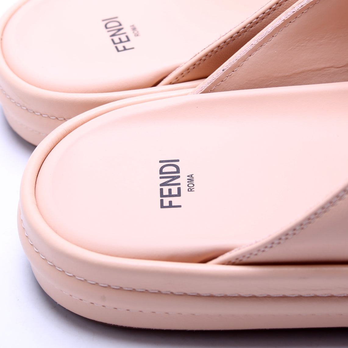 Fendigraphy Leather Sandal Size 39