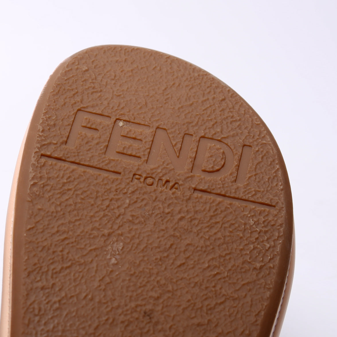 Fendigraphy Leather Sandal Size 39