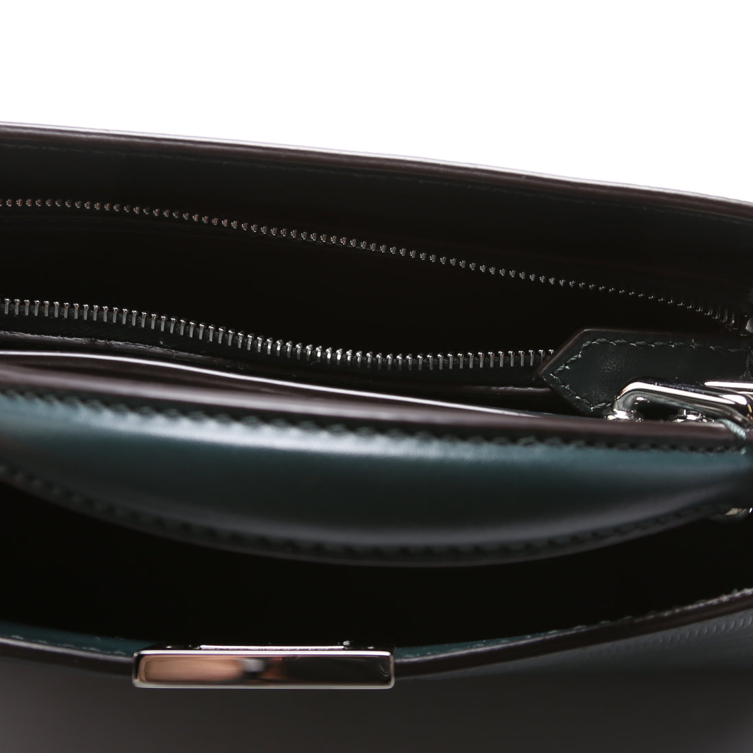 Fendi x Marc Jacobs FF Embossed Peekaboo Iseeu Crossbody 7VA582 Green