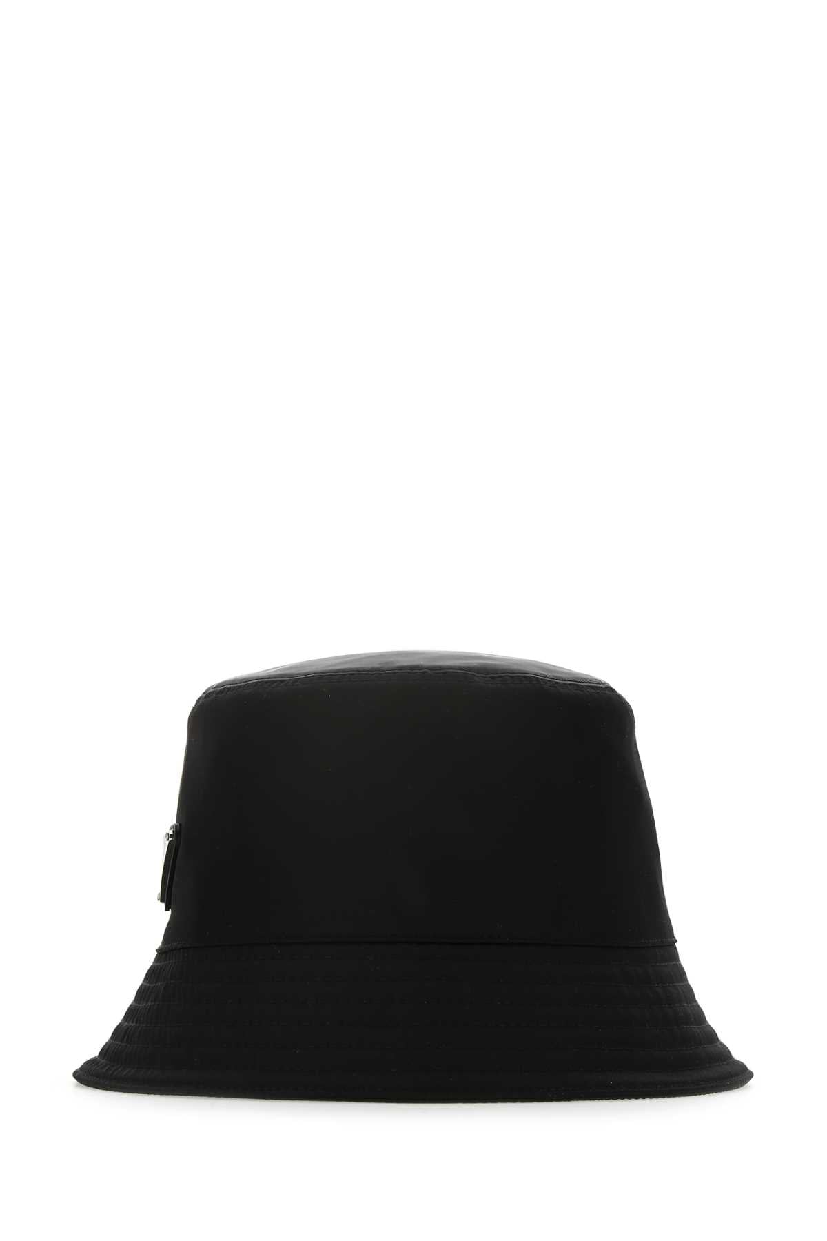 Prada Women Black Nylon Hat