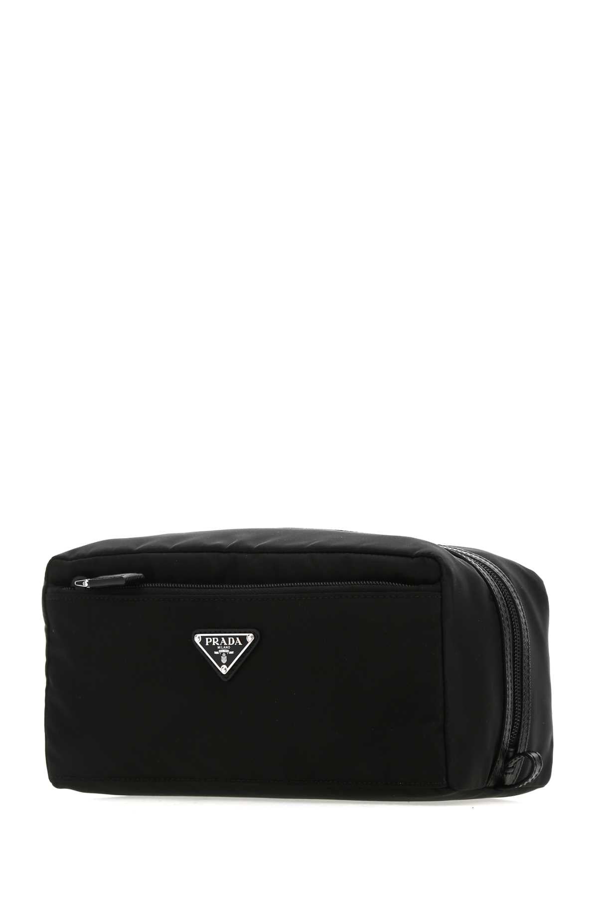 Prada Men Black Nylon Beauty Case