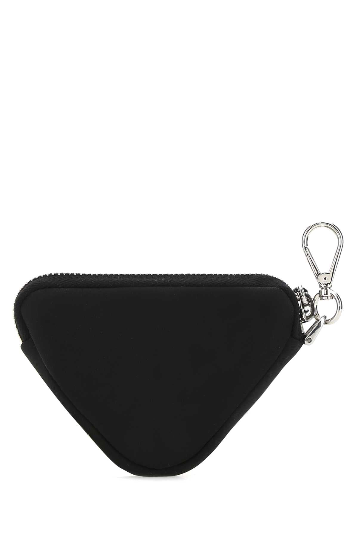 Prada Men Black Nylon Trick Key Chain
