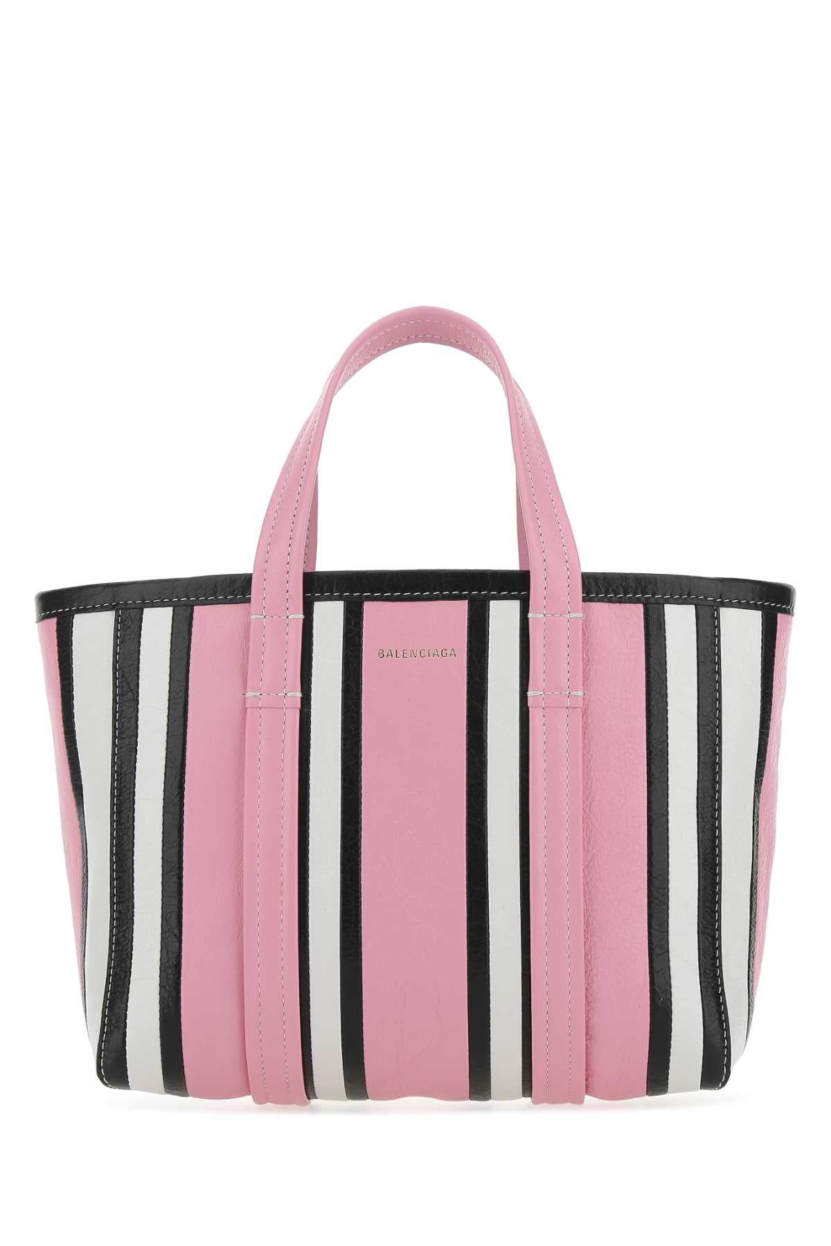 Balenciaga Women Multicolor Leather Small Barbes Shopping Bag