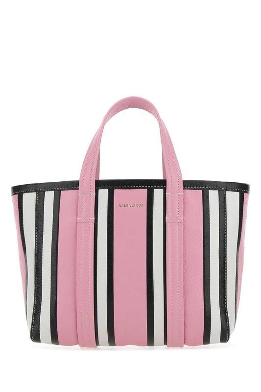 Balenciaga Women Multicolor Leather Small Barbes Shopping Bag