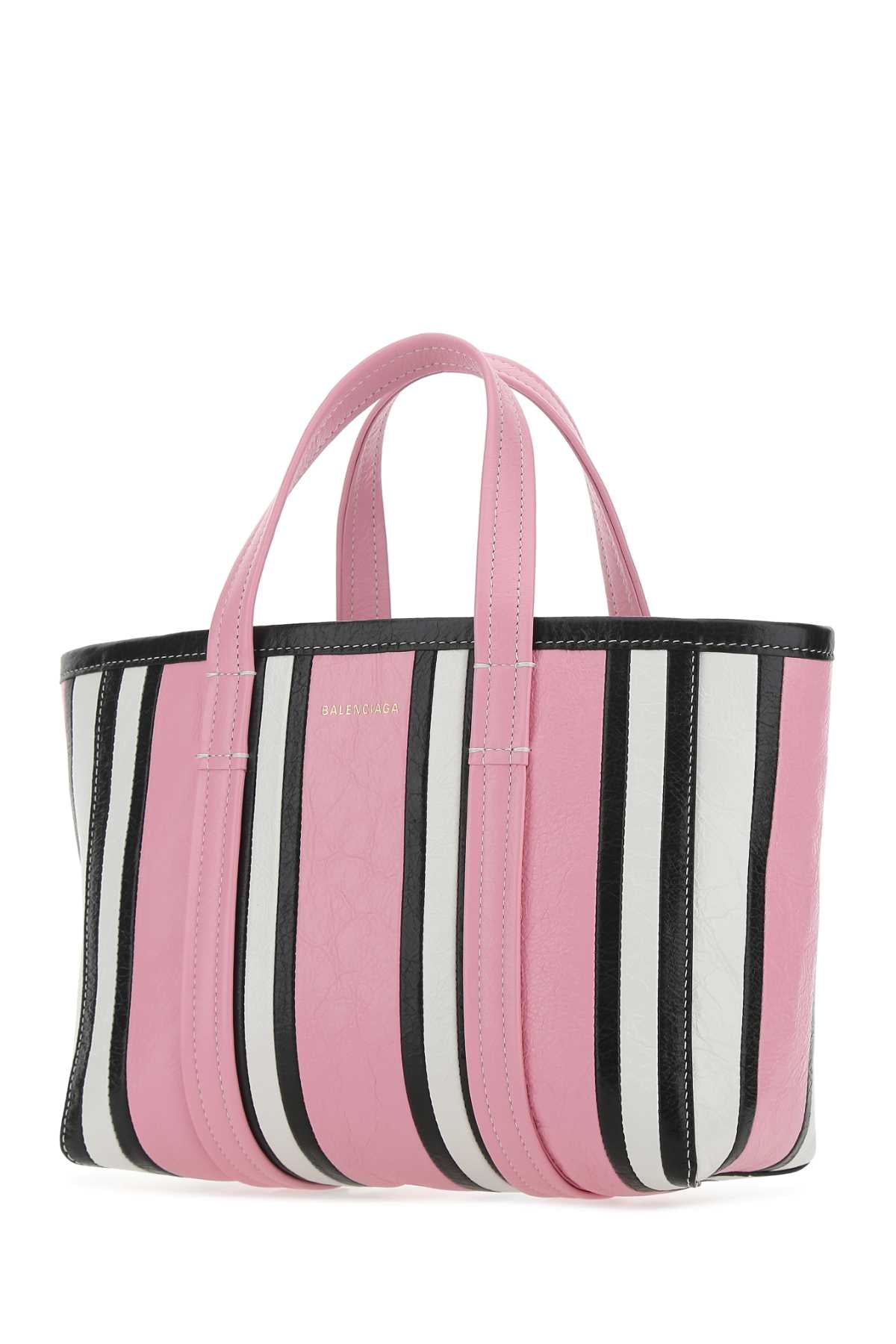 Balenciaga Women Multicolor Leather Small Barbes Shopping Bag