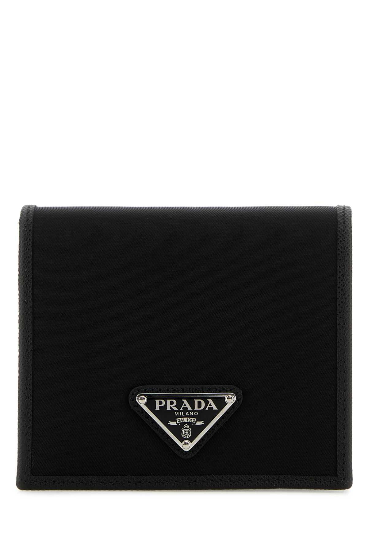 Prada Men Black Nylon Wallet