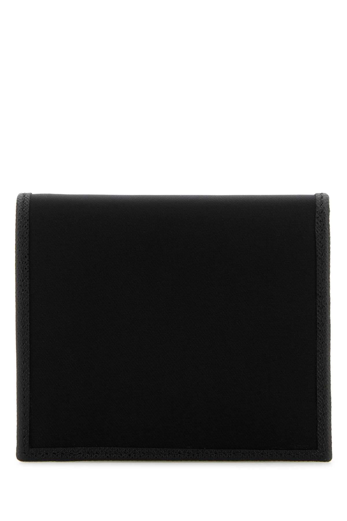Prada Men Black Nylon Wallet