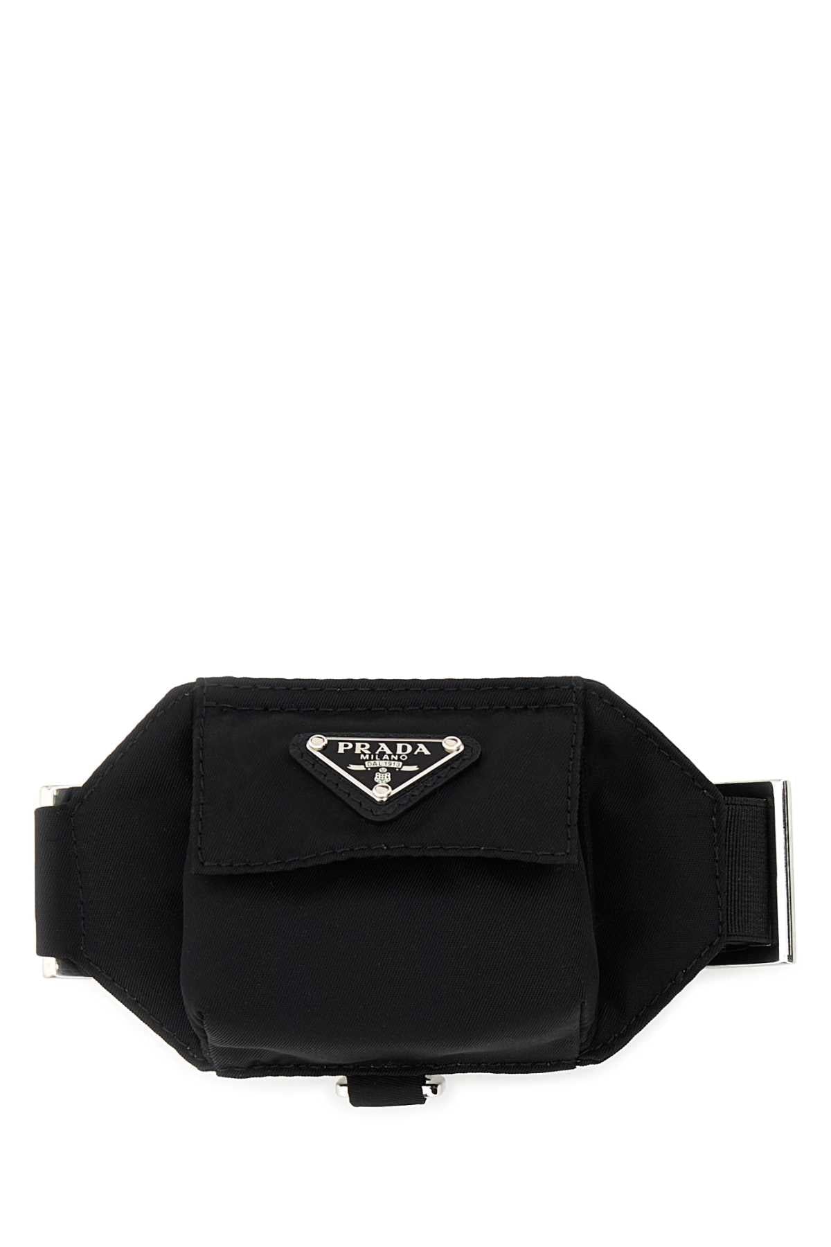 Prada Men Black Nylon Cuff