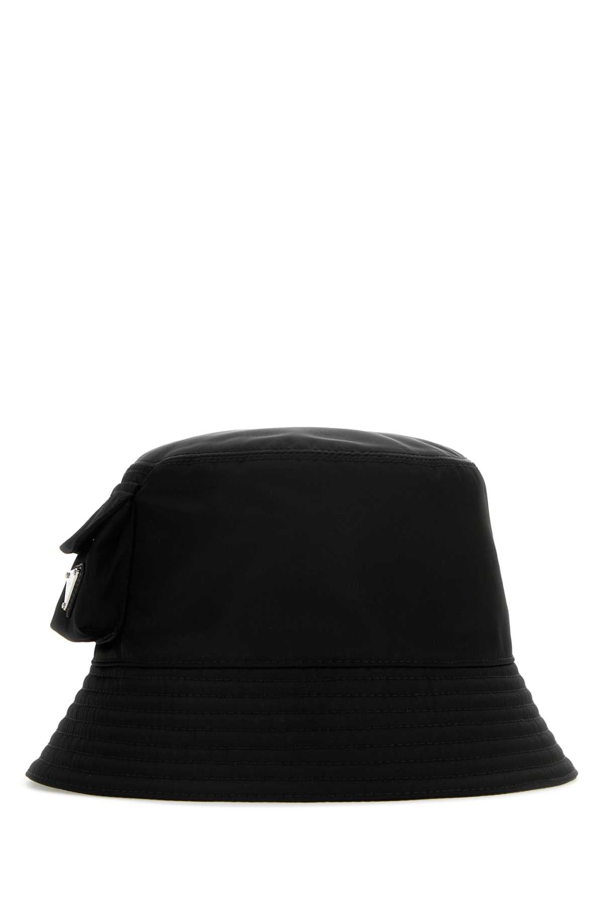 Prada Men Black Re-Nylon Bucket Hat