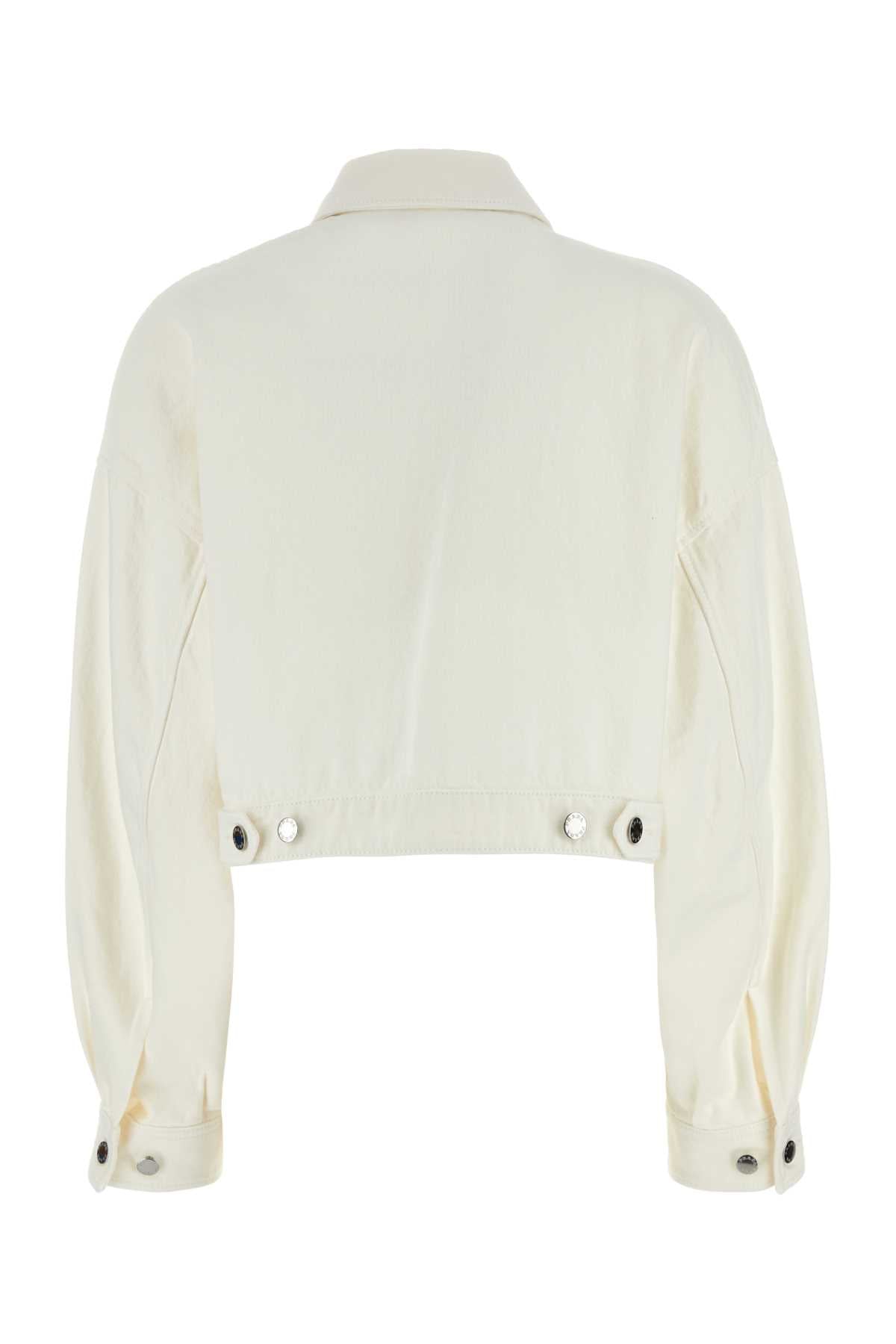 Prada Women White Denim Jacket