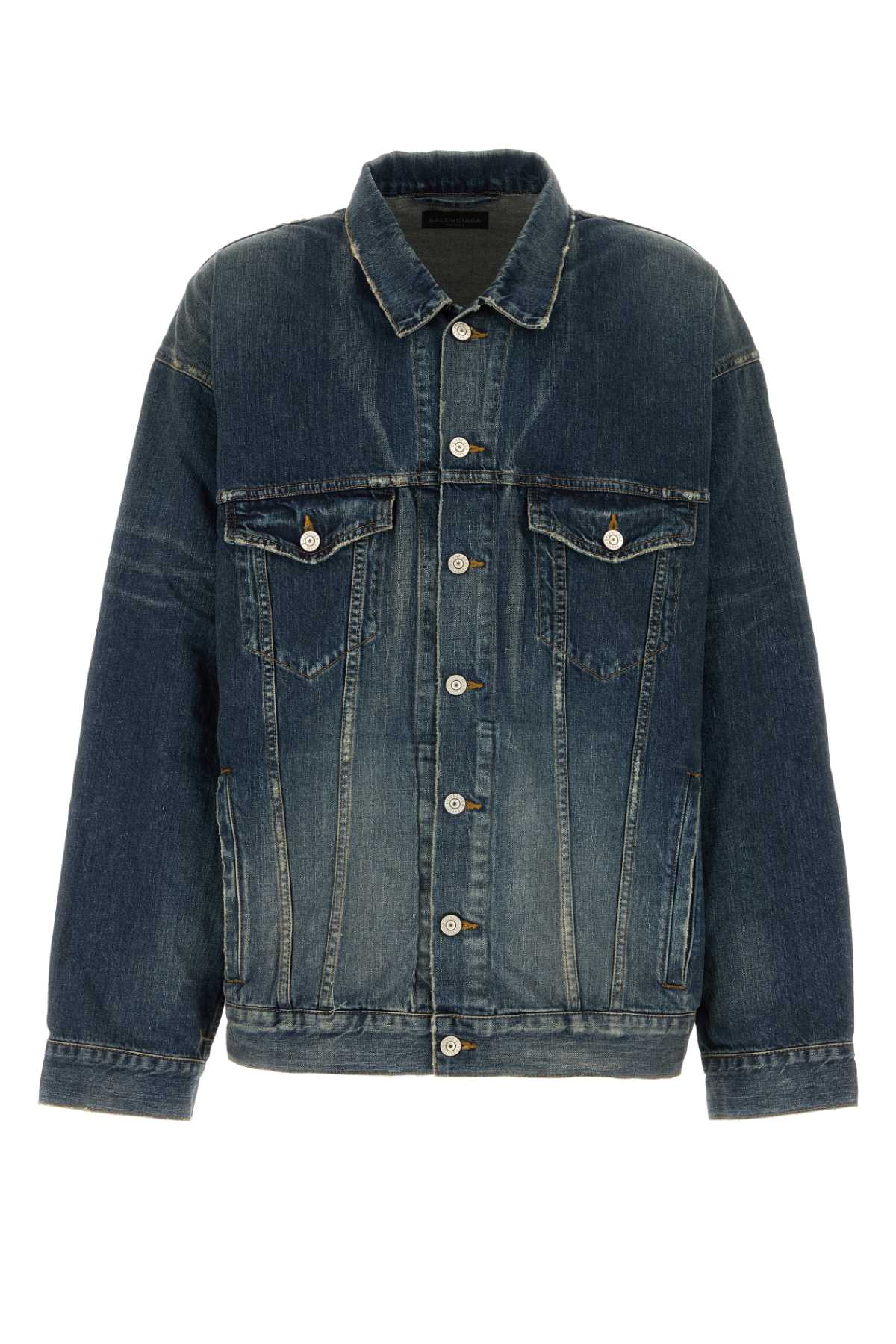 Balenciaga Men Denim Oversize Jacket