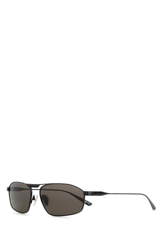 Balenciaga Women Black Metal Sunglasses