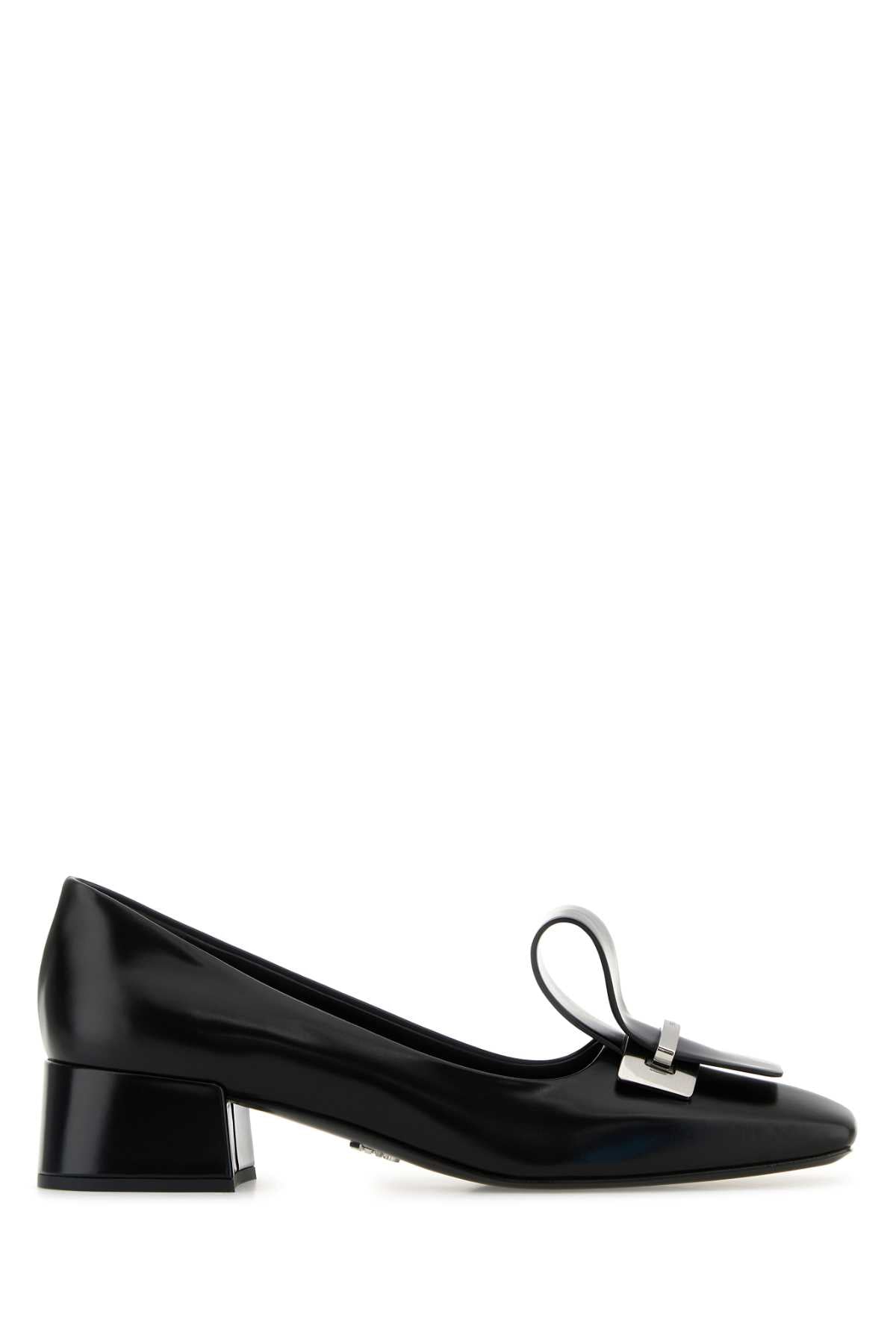 Prada Women Black Leather Pumps