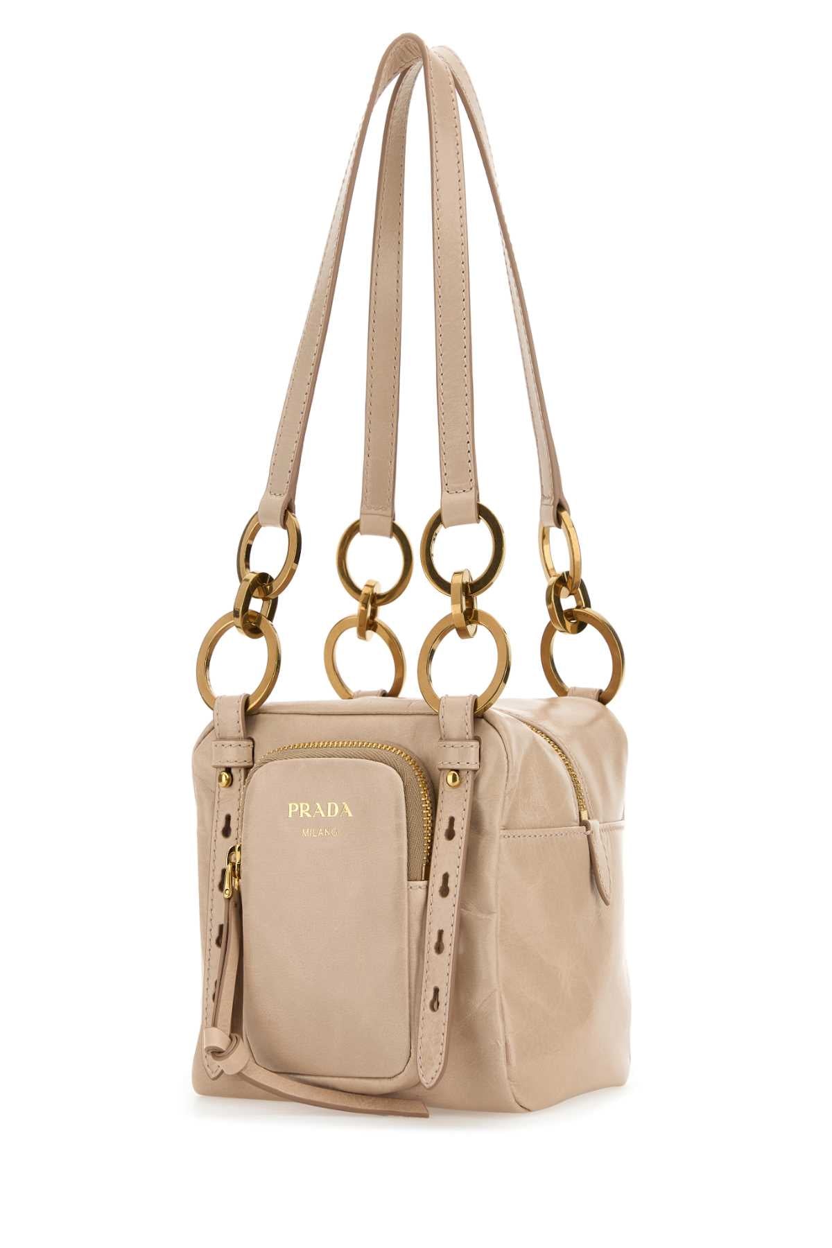 Prada Women Powder Pink Mini Prada Dangle Handbag