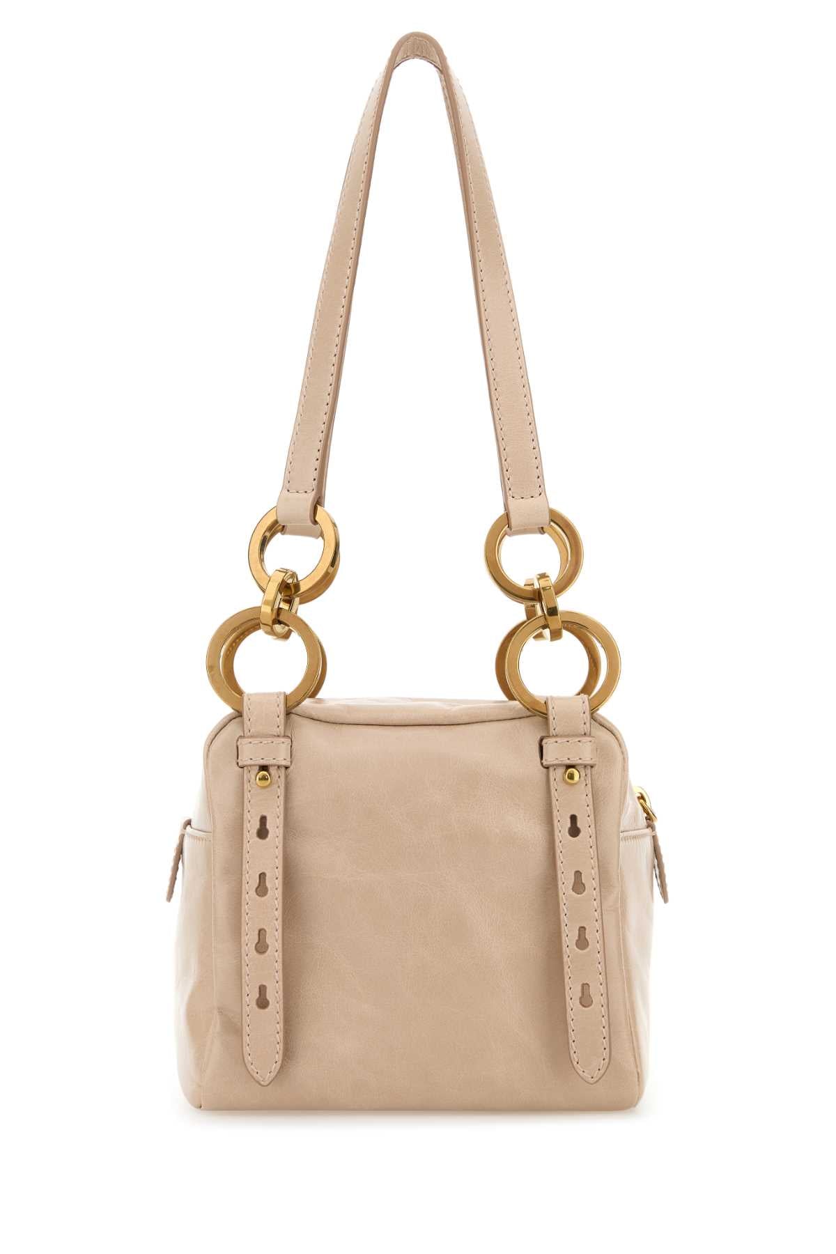 Prada Women Powder Pink Mini Prada Dangle Handbag