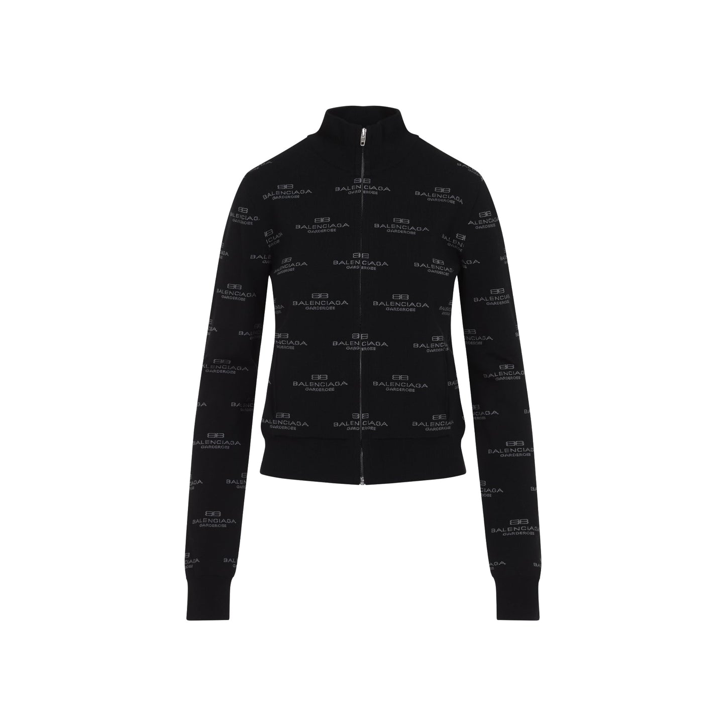 Balenciaga All-Over Zip-Up Cardigan Women