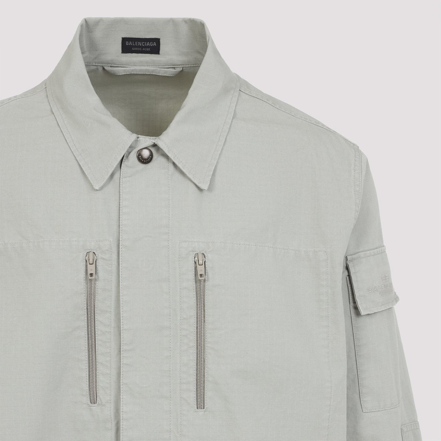 Balenciaga Long Sleeves Military Shirt Men