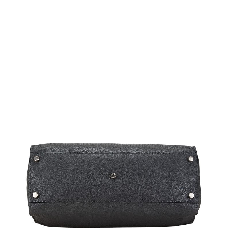 Fendi Selleria Peekaboo Leather Shoulder Bag
