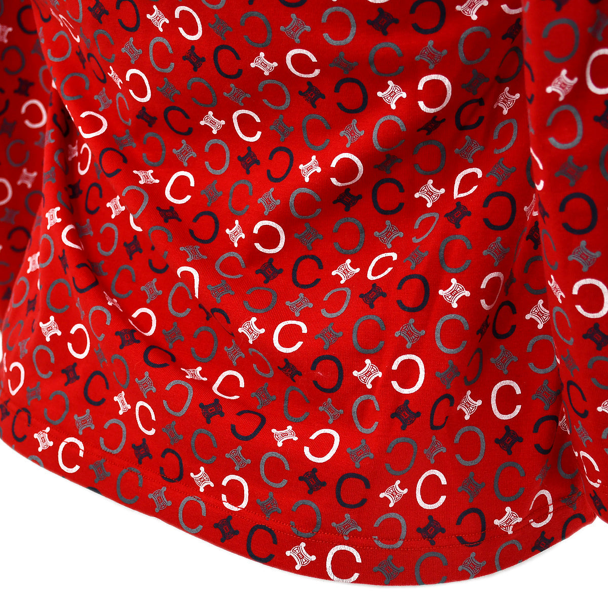 Celine C Macadam T-shirt Red #M