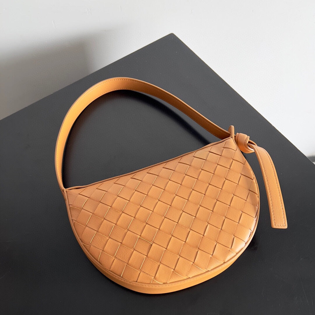 Bottega Veneta BV Mini Sunrise 23cm Salmon Calfskin Ghw