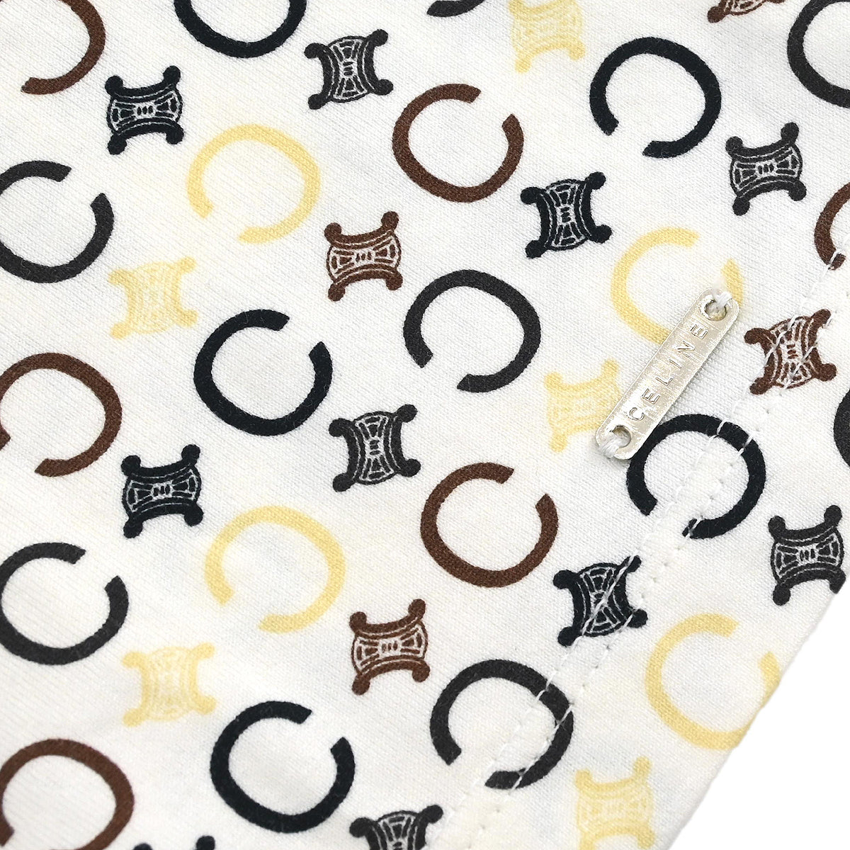 Celine Macadam T-shirt White #L