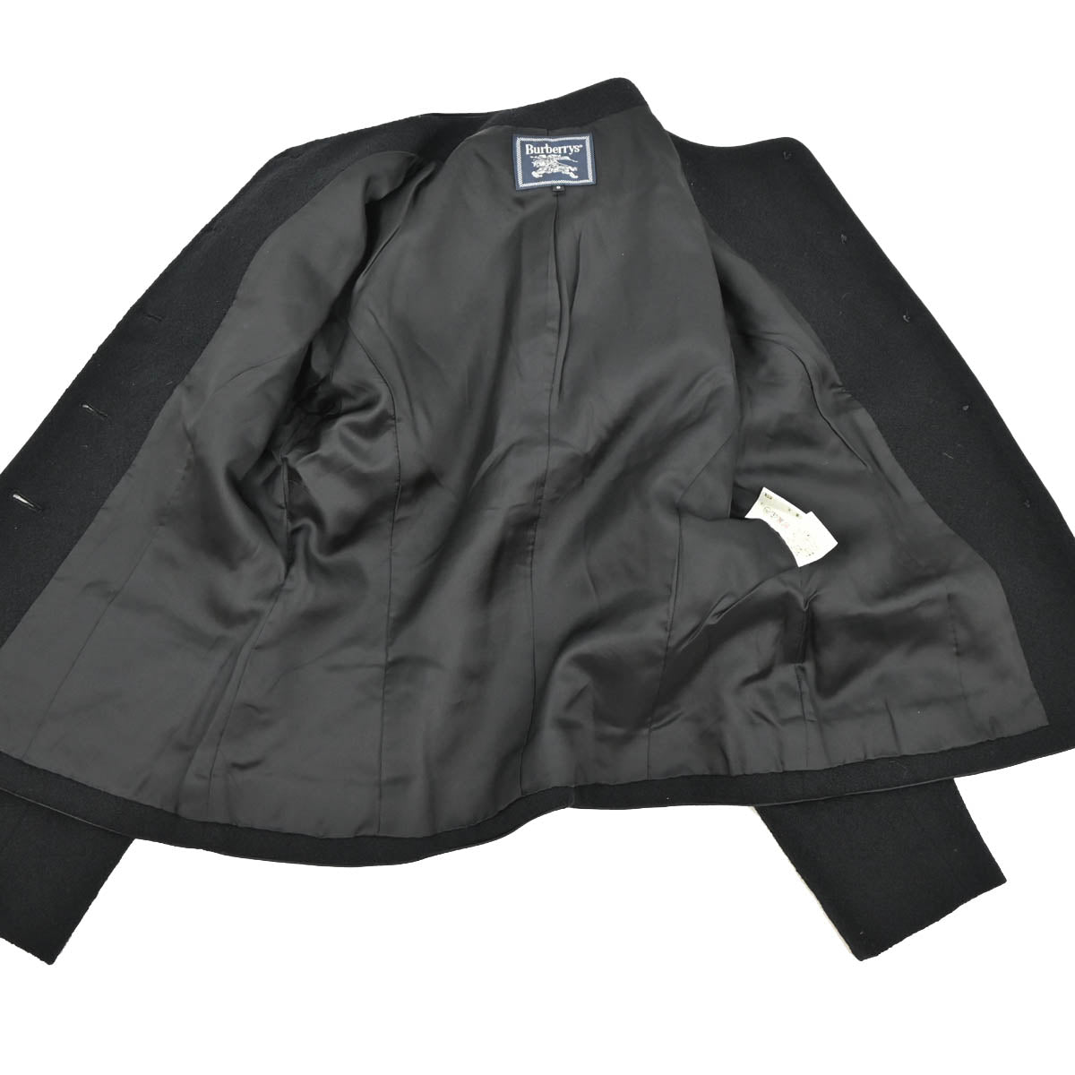 Burberrys Setup Suit Jacket Skirt Black #36-38