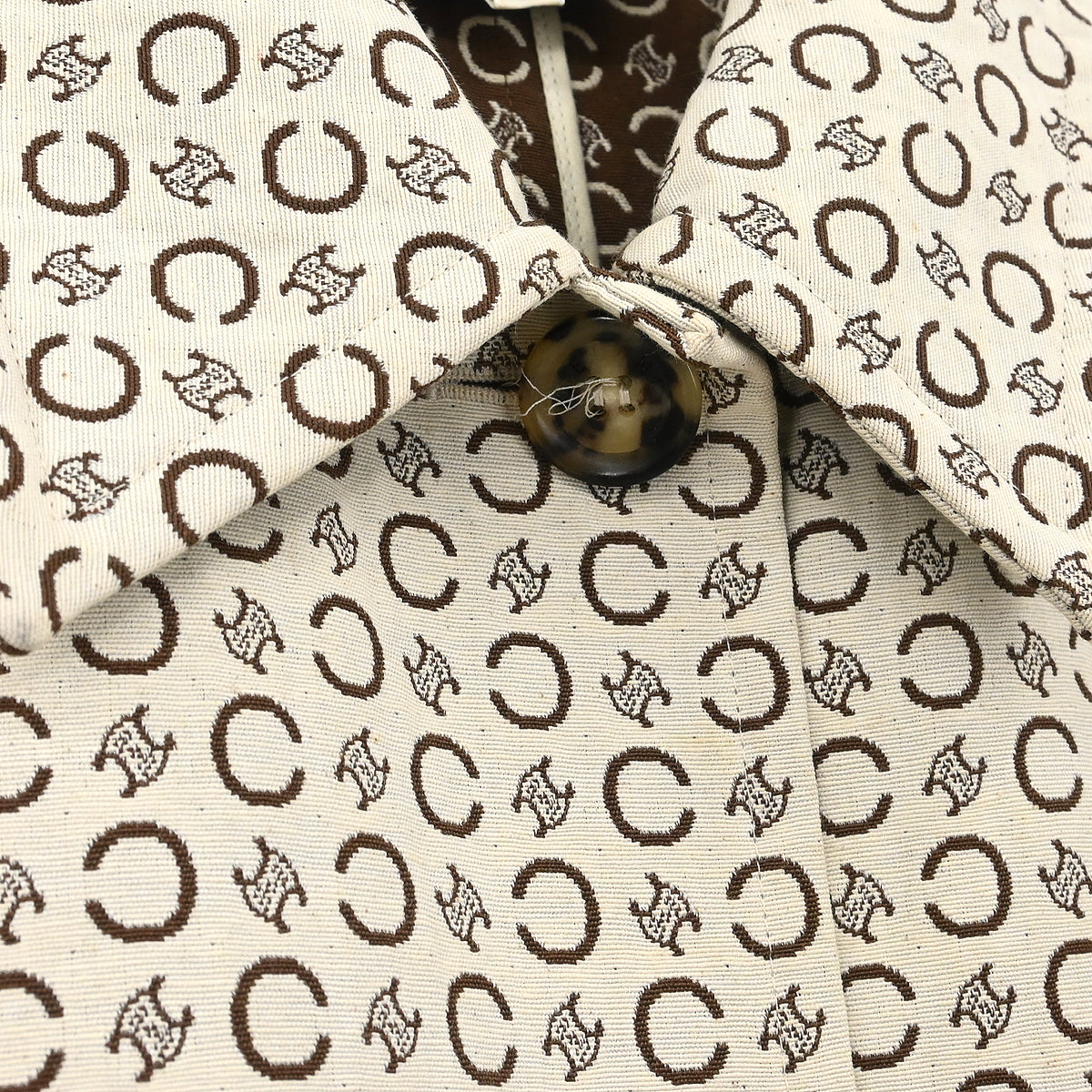 Celine Single Breasted Jacket Macadam White #42