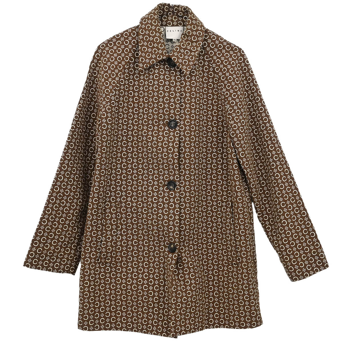 Celine Coat Macadam Brown #40