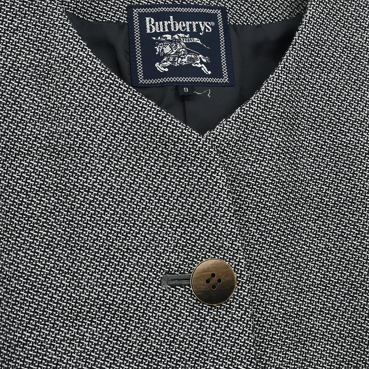 Burberrys Setup Suit Jacket Skirt Gray #9