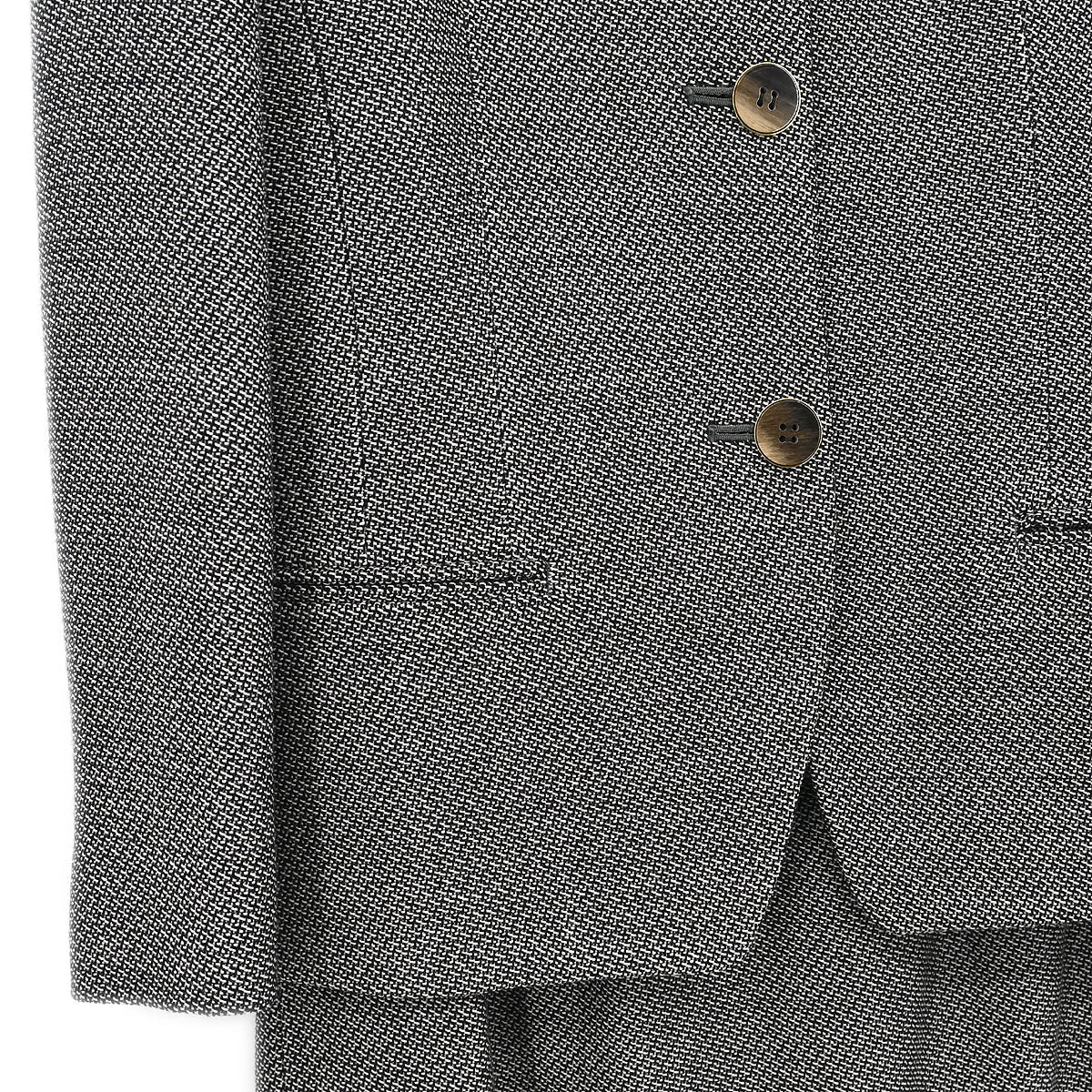 Burberrys Setup Suit Jacket Skirt Gray #9