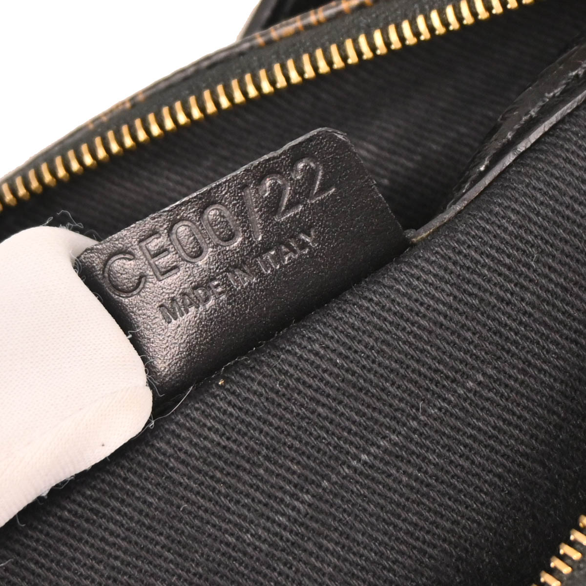 Celine Black Macadam Handbag