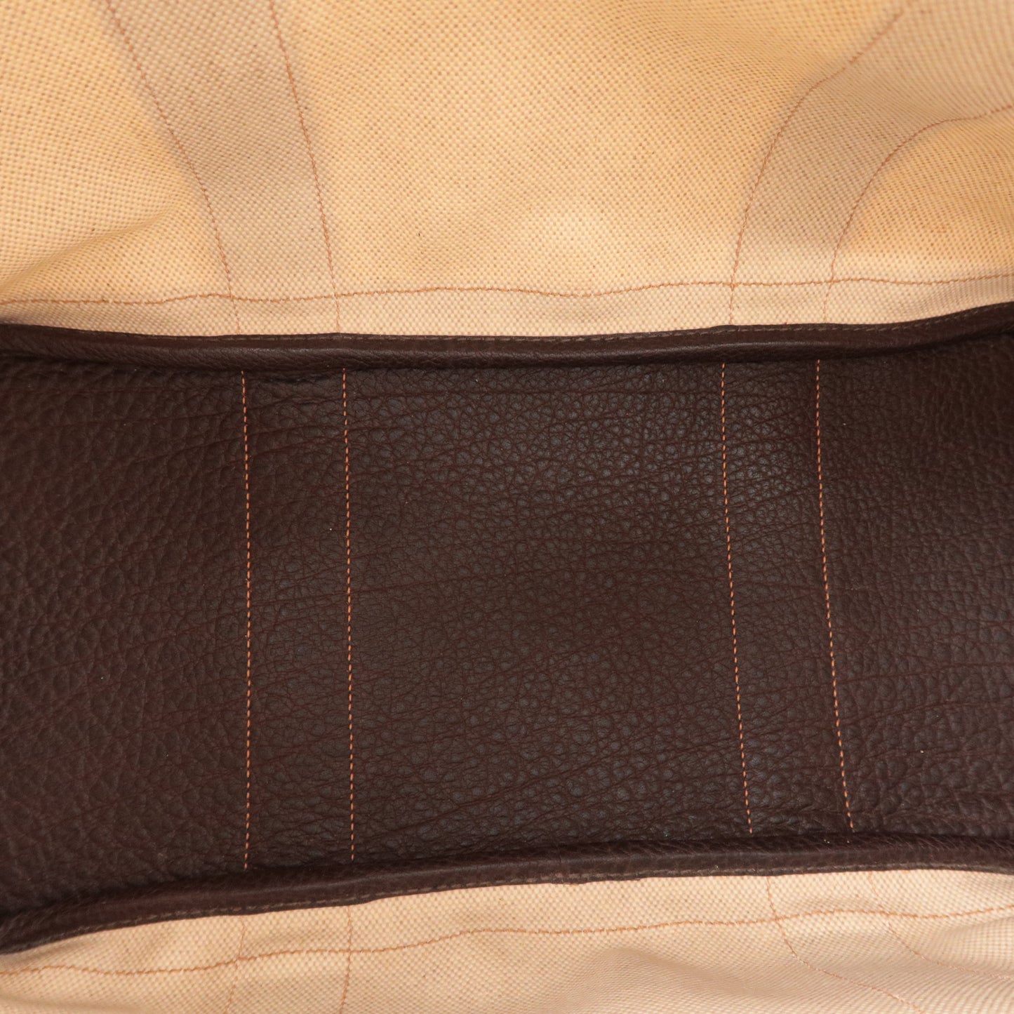 HERMES Garden Party Toile Ash Leather PM 髫ィ繝サ・ス・。 I Stamped Beige