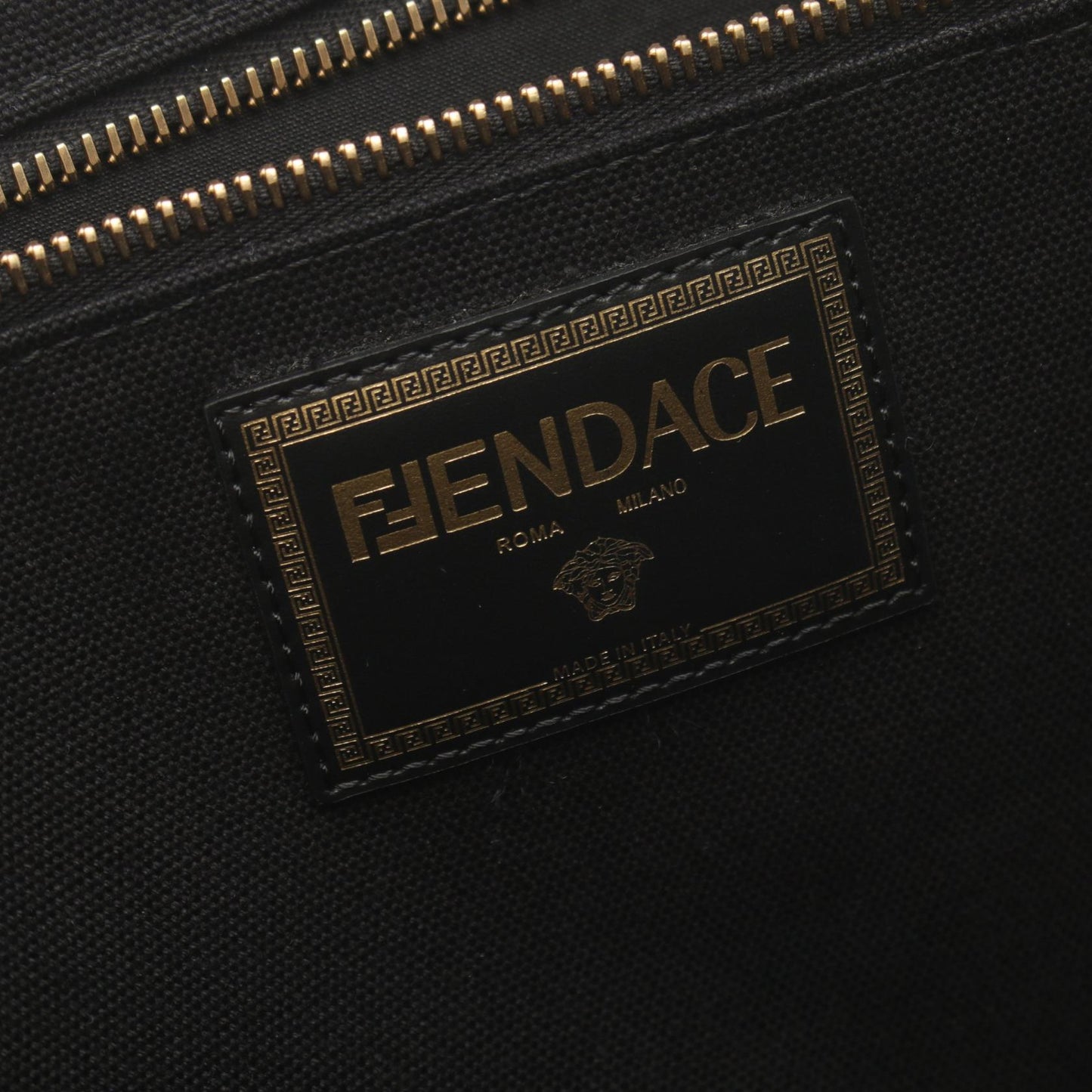 Fendi FENDACE Canvas Tote Bag 7VA558