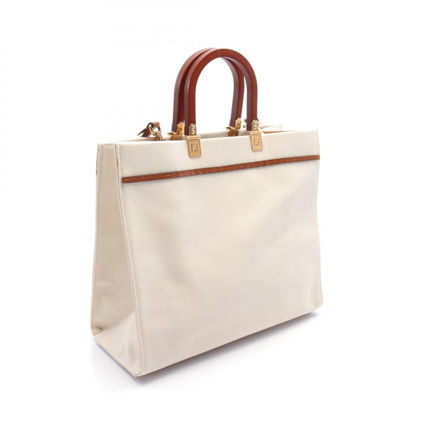 Fendi Sunshine Medium Canvas Tote Bag