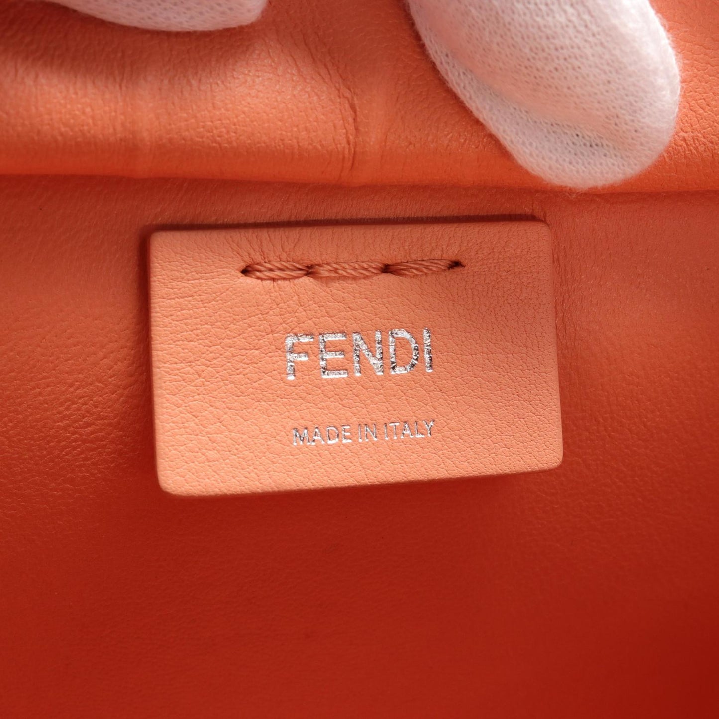 Fendi Mini Trois-Jours Leather Handbag 8BH333