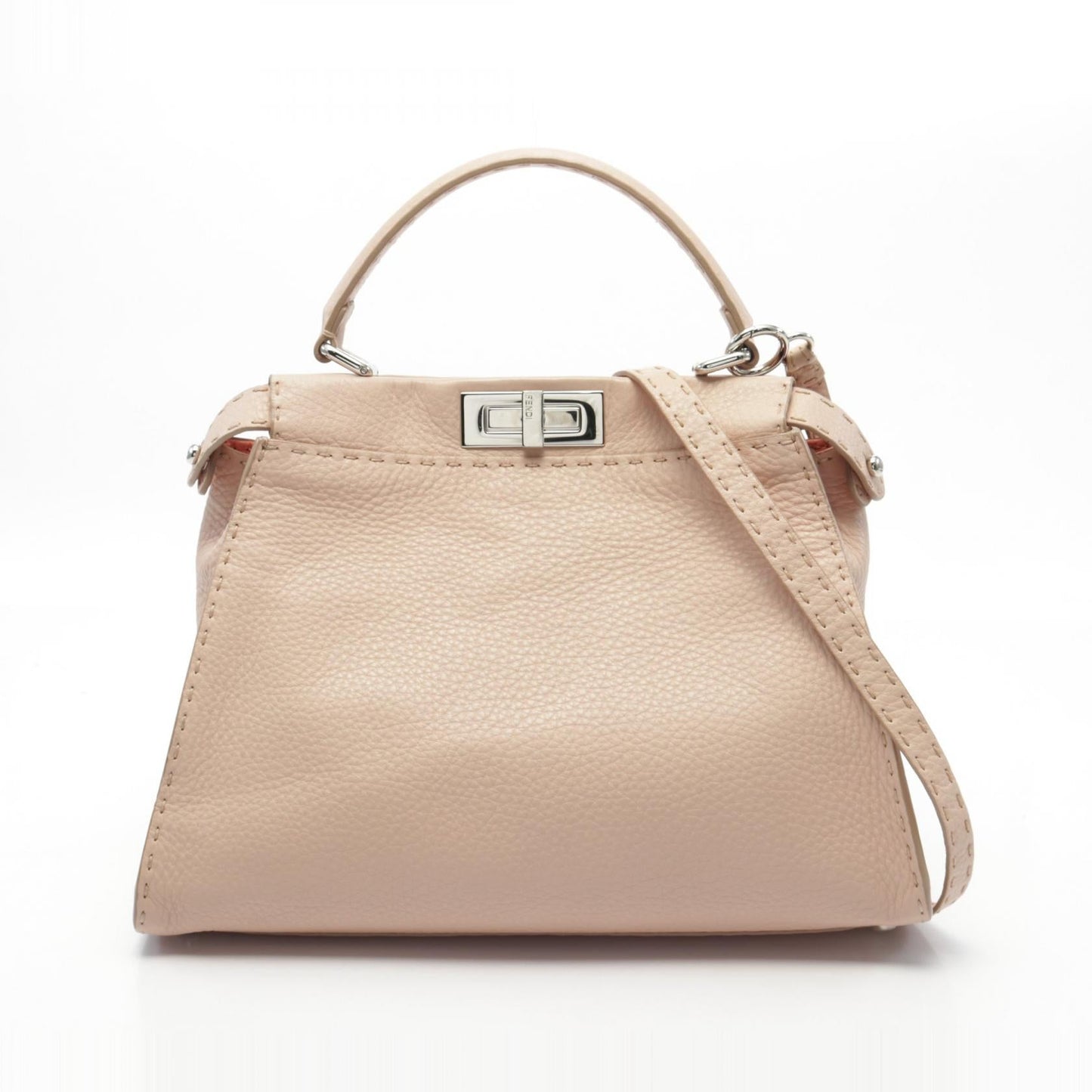 Fendi Peekaboo Regular Leather Handbag 8BN226