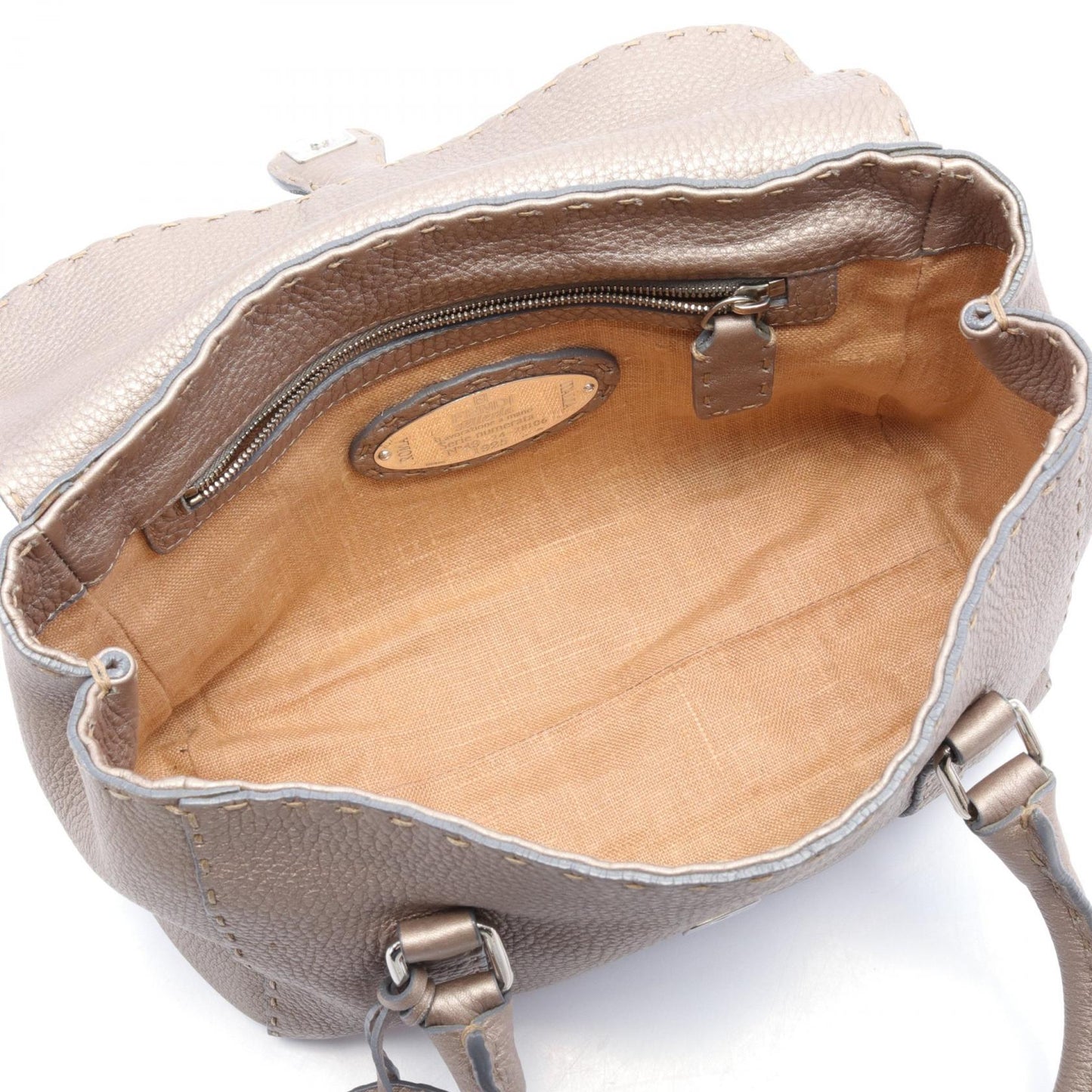 Fendi Selleria Mini Linda Leather Handbag