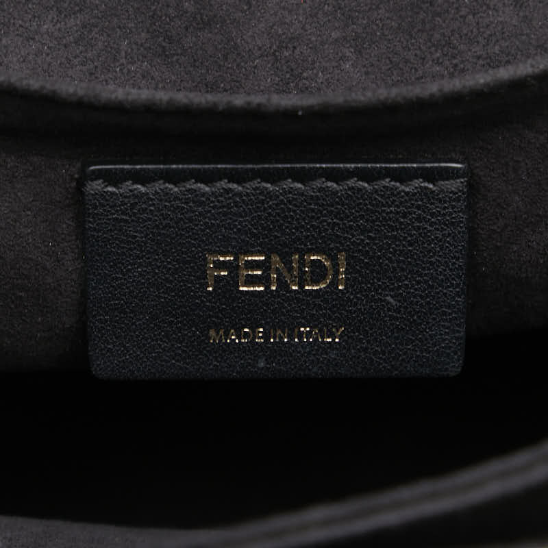 Fendi Leather Kan I Chain Shoulder Bag 8BT283