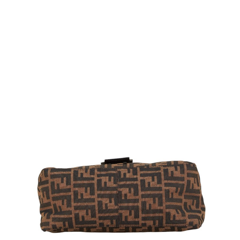 Fendi Canvas Leather Mamma Bucket Bag