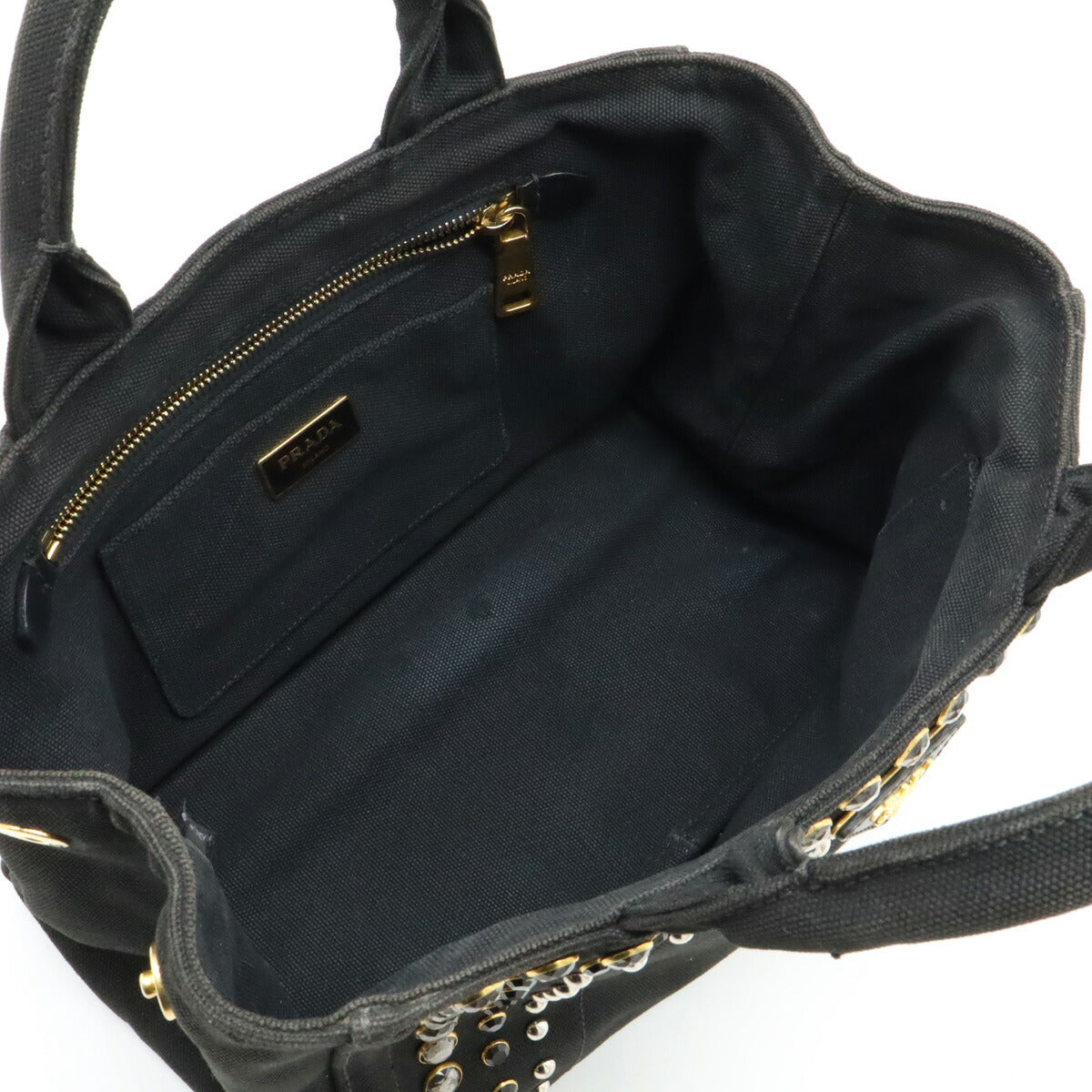 Prada Canapa Canvas Tote Bag 1BG439