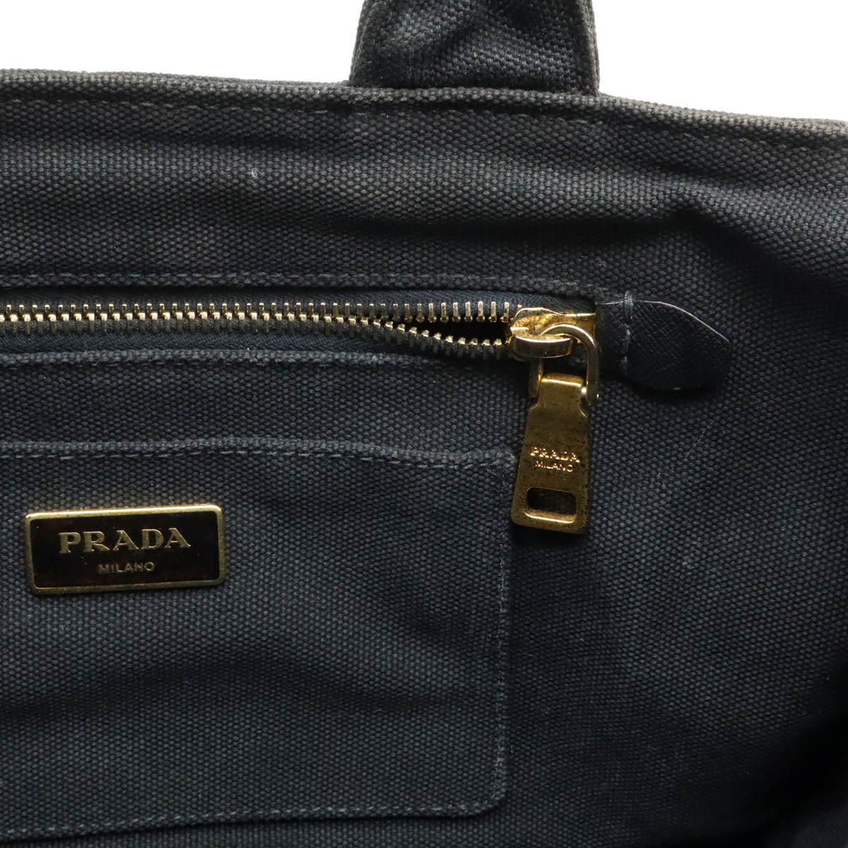 Prada Canapa Canvas Tote Bag 1BG439