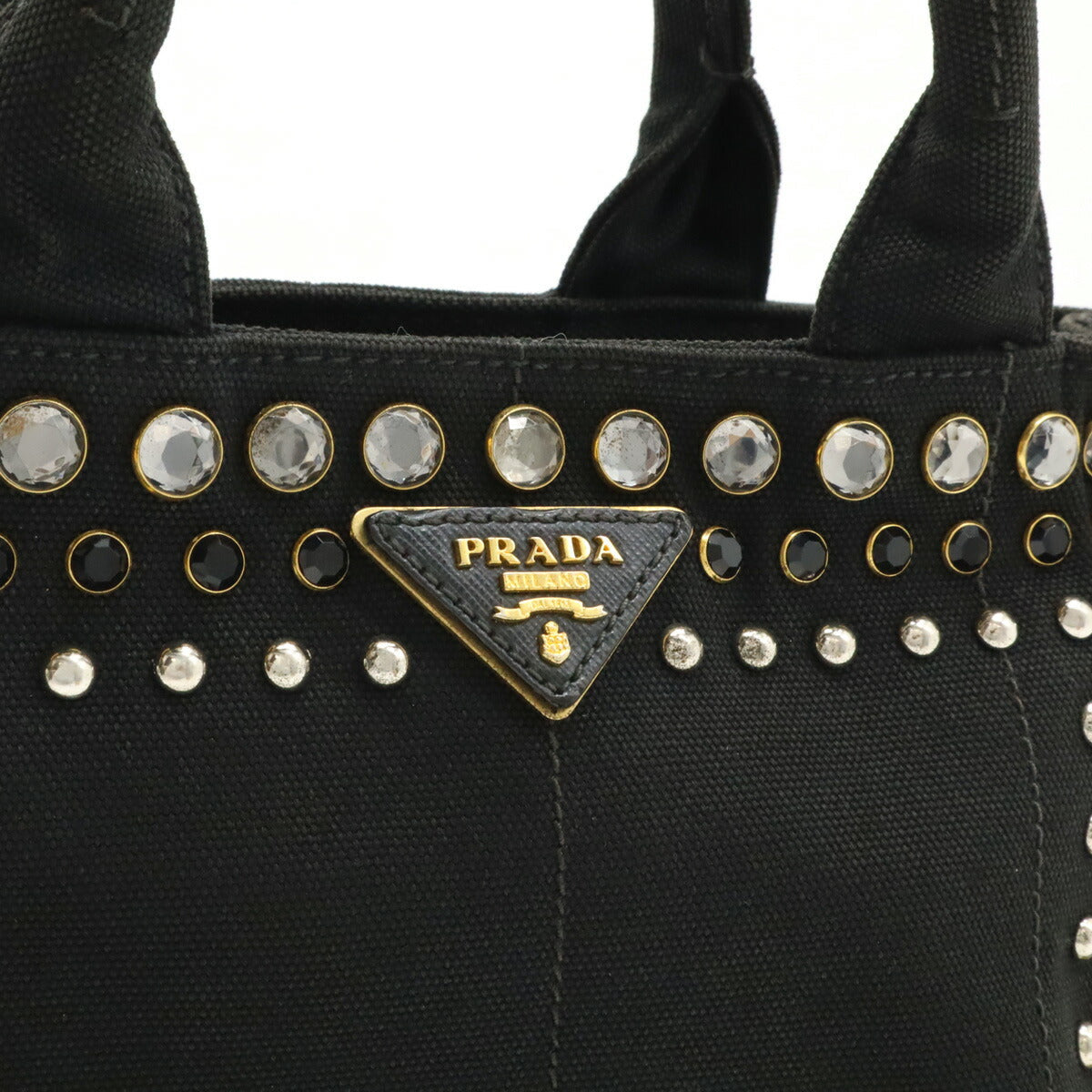 Prada Canapa Canvas Tote Bag 1BG439