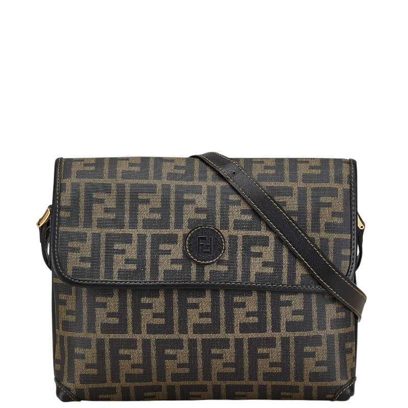Fendi Zucca PVC Leather Shoulder Bag