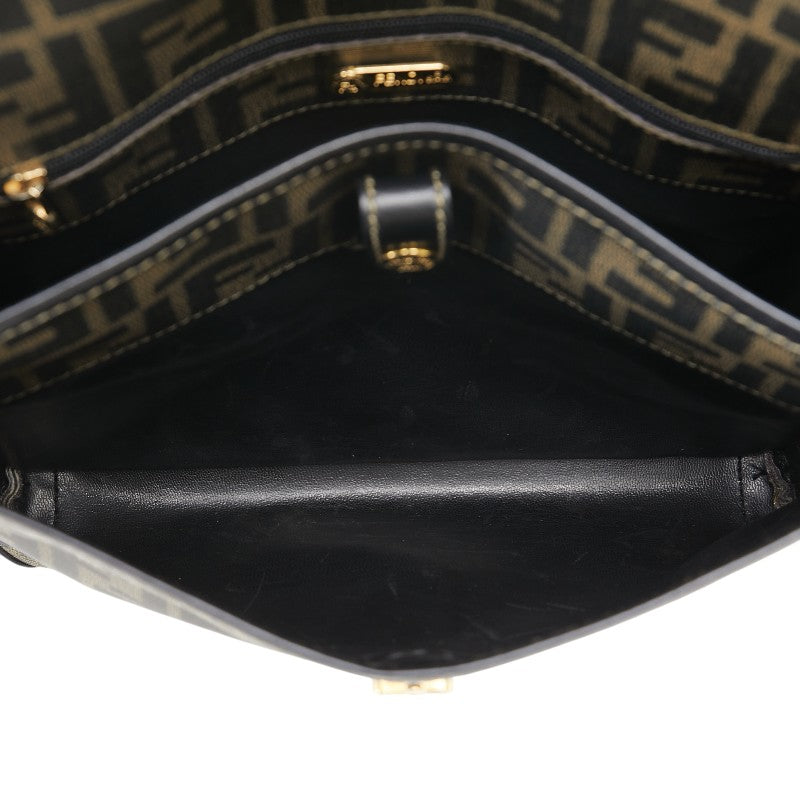 Fendi Zucca PVC Leather Shoulder Bag