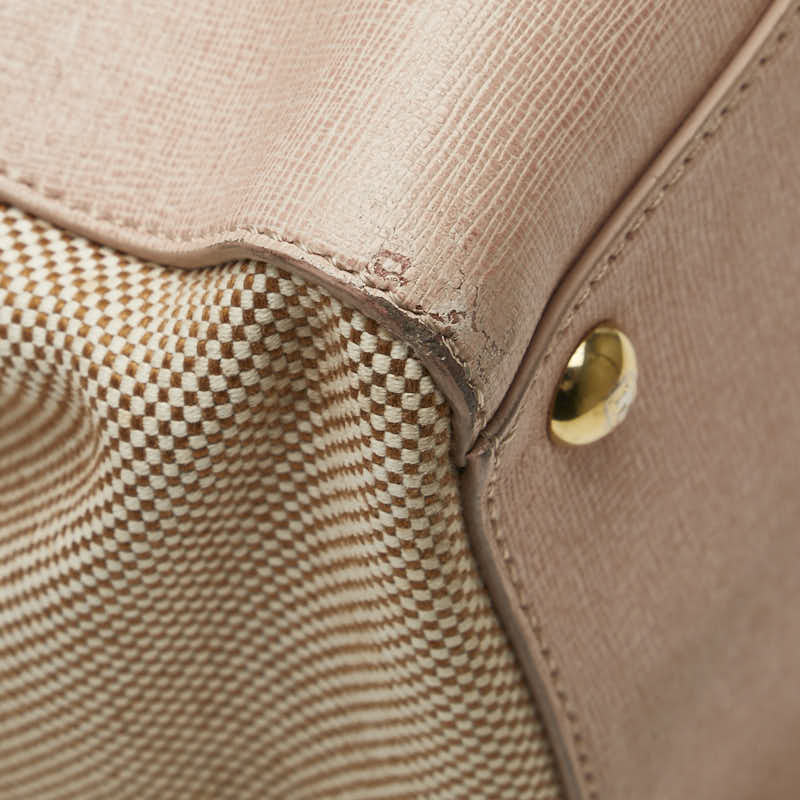 Fendi Leather 2Jours Tote Bag