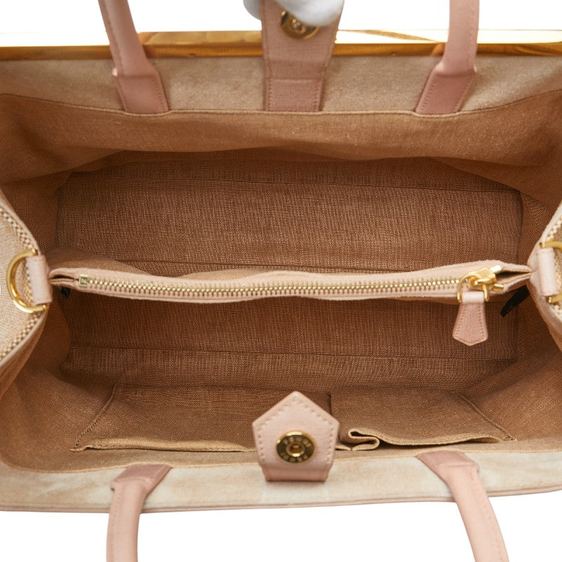 Fendi Leather 2Jours Tote Bag